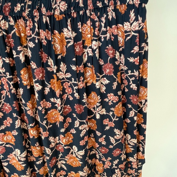 Dress Forum Boutique Brand Floral Tiered Elasticized Waistband Maxi Skirt Size S - Picture 10 of 10